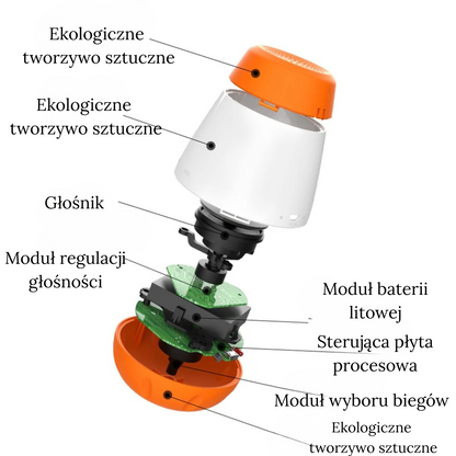 Uspokajający Kubek do Spania dla Dziecka z 6 Kojącymi Dźwiękami, Inteligentną Aktywacją Głosową i Ładowaniem USB – Idealny do Pokoju i Podróży